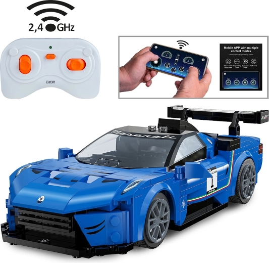 Set da costruzione CaDA Maserati GT2 radiocomandata 1:20 blu