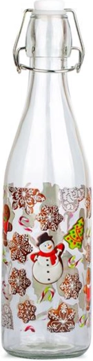 Bottiglia in vetro con chiusura a clip TORO 540 ml biscotti di pan di zenzero