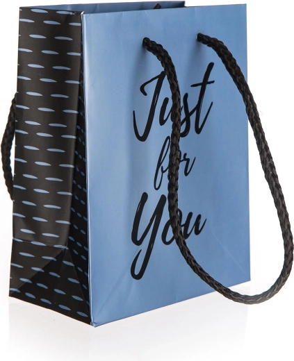 Busta regalo Just For You Blue S 11 × 14 × 6 cm