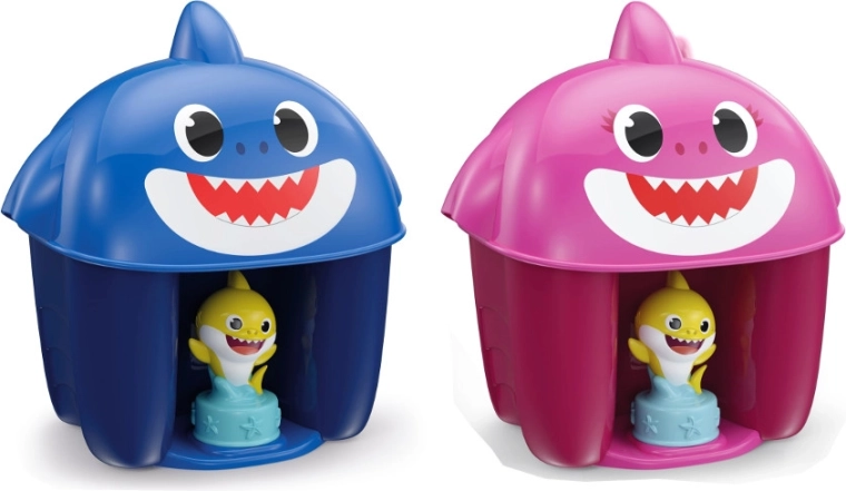 Clemmy secchiello BABY SHARK – morbidi mattoncini da costruzione per i più piccoli