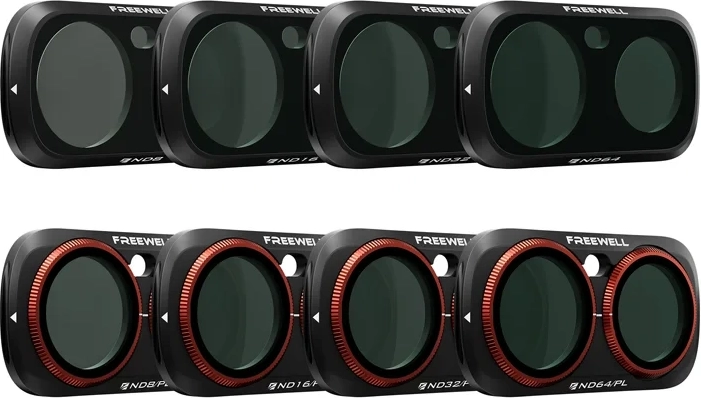 Freewell set di filtri All Day per Insta360 Luna Ultra (8 pz)