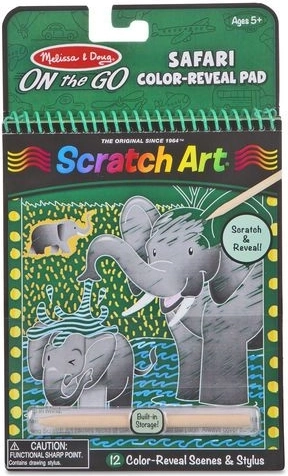 Blocco scratch Safari per bambini 5+