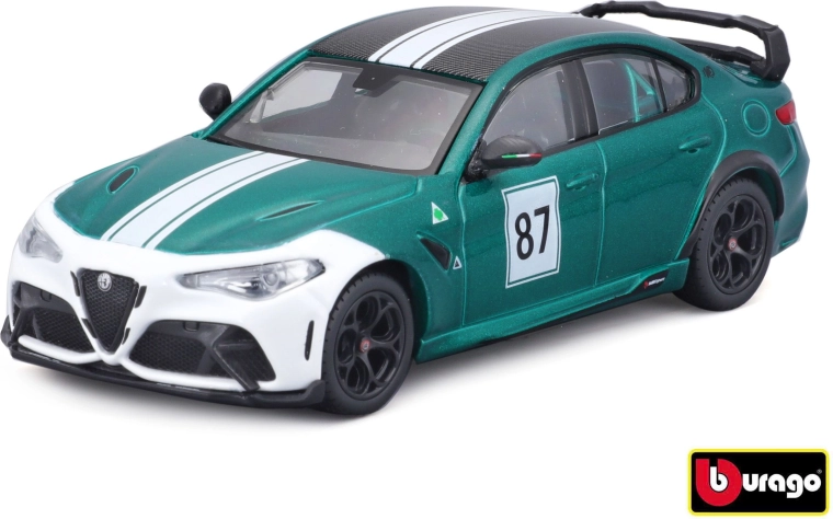 Modello da corsa Bburago Alfa Romeo GTAm in scala 1:43