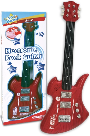 Chitarra rock Bontempi rossa