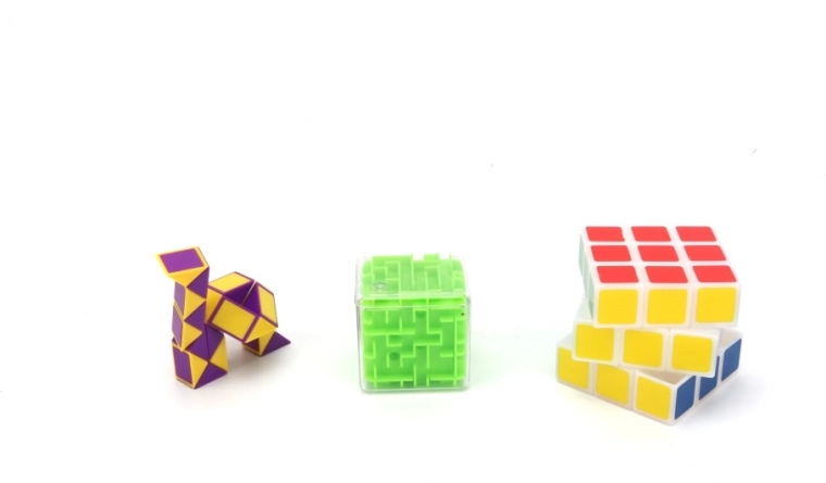Set di rompicapi Brain: serpente, cubo e labirinto