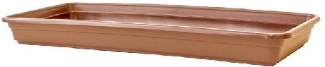 Sottovaso per cassetta Lobelia 50 cm terracotta