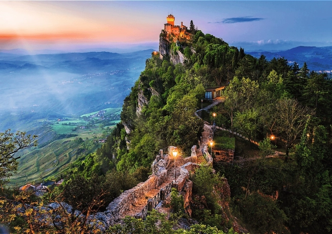Trefl puzzle Premium Plus Photo Odyssey: Sentiero, San Marino 1000 pezzi
