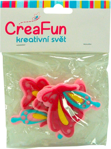 Set di farfalle colorate per bambini, 3 pezzi