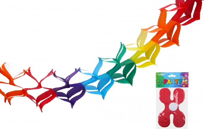 Ghirlanda di carta colorata 3 m