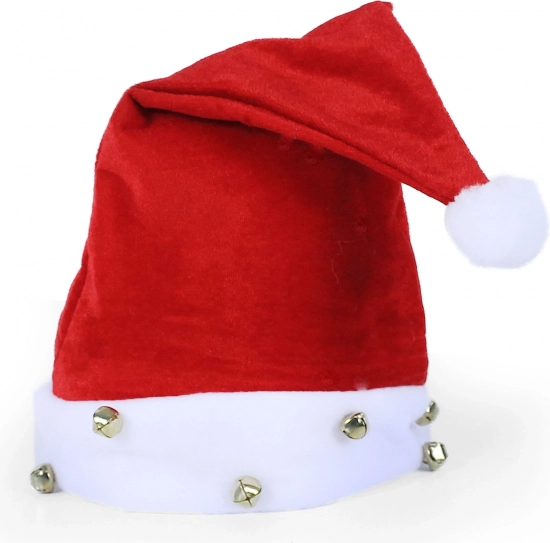 Cappello di Natale con campanelli