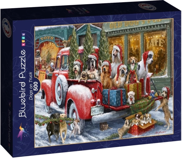 Puzzle Bluebird cani nel camion 500 pezzi