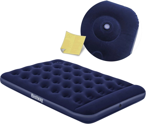 Materasso gonfiabile con pompa a pedale integrata 191 × 137 × 28 cm Bestway