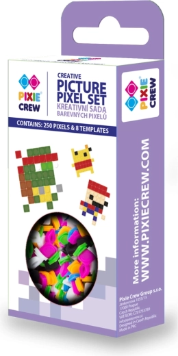 PIXIE CREW set creativo con pixel – 250 pixel e 8 modelli