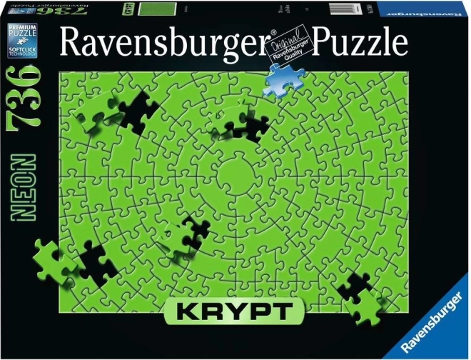 Puzzle RAVENSBURGER KRYPT verde neon, 736 pezzi