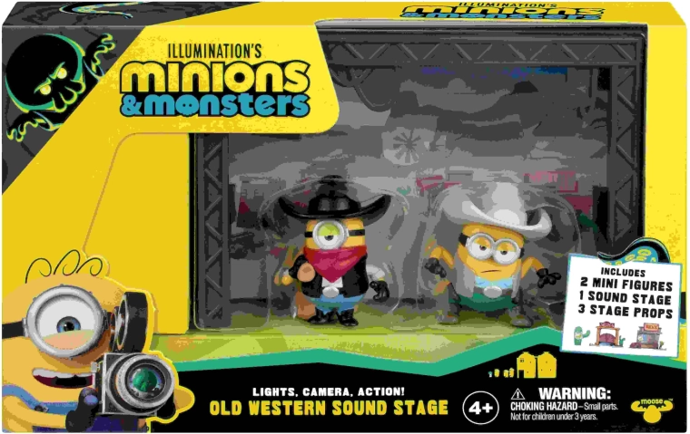 Minions 3 mini statuine 2pack (assort) - 1 pezzo