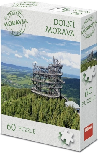 Puzzle Dino edizione turistica Moravia: Dolní Morava 60 pezzi