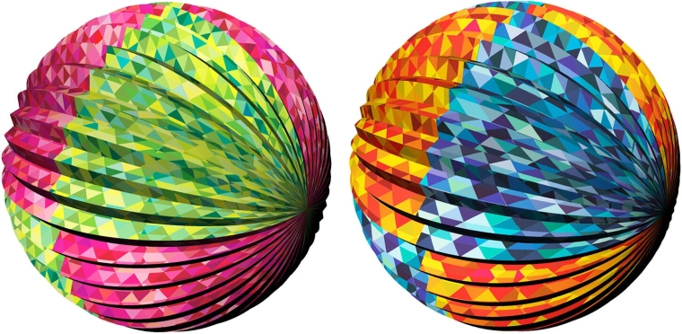 Lampioncino di carta MY PARTY 25 cm – decorazione colorata pieghevole