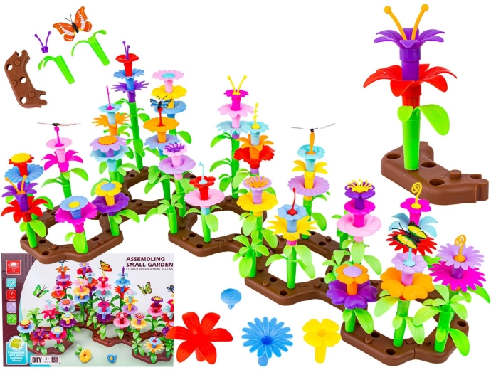 Costruzioni – giardino di fiori 222 pezzi