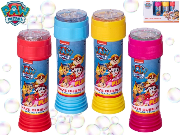 Paw Patrol bolle di sapone con labirinto 59 ml (11 cm) - 1 pezzo