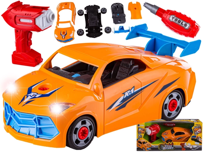 Auto RC Lamborghini smontabile 2,4 GHz con trapano/avvitatore