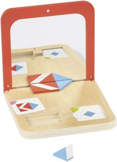 Puzzle simmetrico Magia dello specchio – gioco educativo in legno