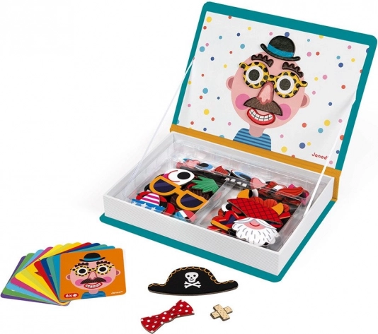 JANOD Magnetibook Facce Divertenti - Ragazzi