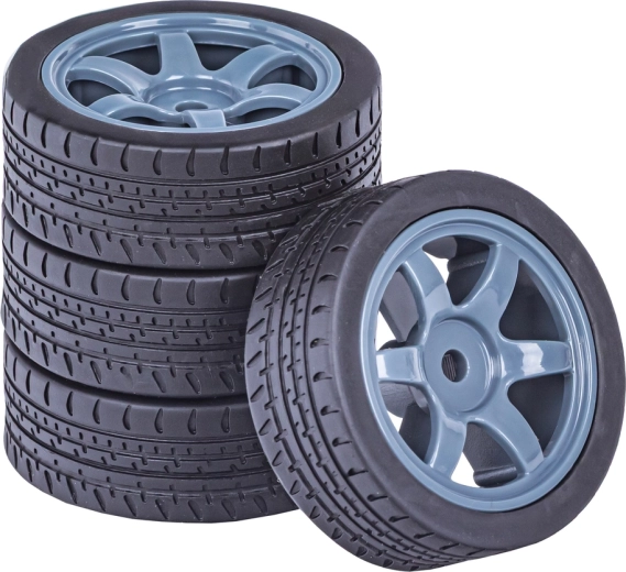 Set di ruote con battistrada per auto RC da drift (4 pz)