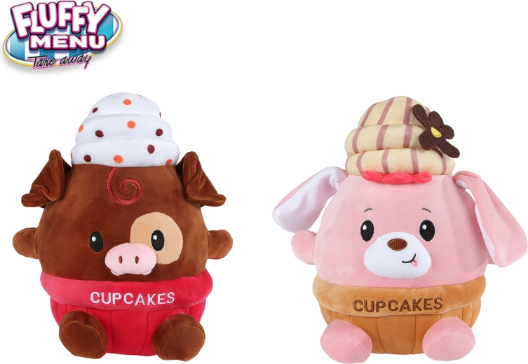 Peluche a forma di cupcake Fluffy Menu 27 cm