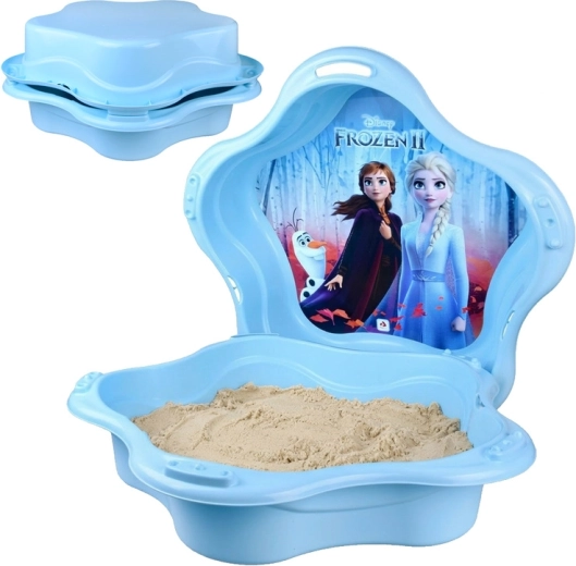 Sabbiera in plastica richiudibile a conchiglia 2-in-1 piscinetta DISNEY FROZEN