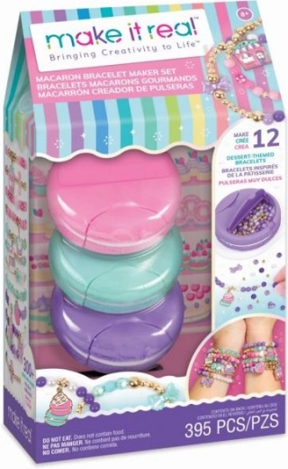 Macaron box per creare braccialetti – set creativo per bambini