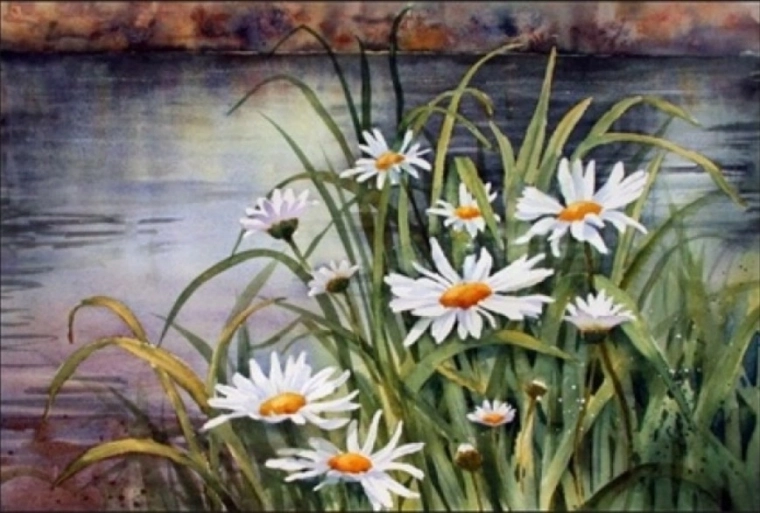 Norimpex pittura per numeri Fiori 40 × 50 cm