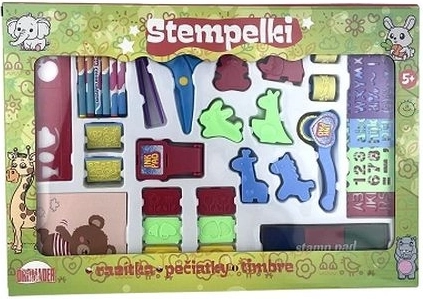 Set creativo di timbri in valigetta per bambini