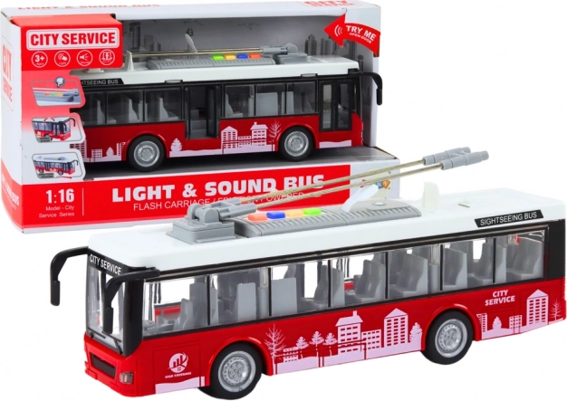 Filobus 1:16 Luci Suoni Guida Rosso e Bianco