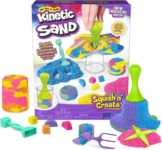 Kinetic Sand Squish N Create – schiaccia e crea