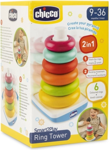 Torre ad anelli impilabili Chicco 9m+