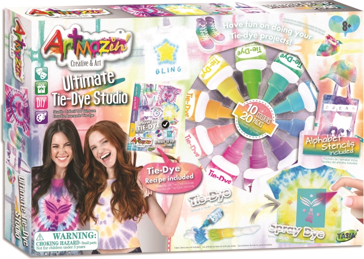 Kit per batik Tasia con 10 colori