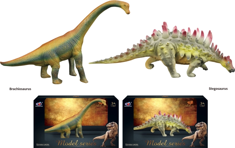 Mondo dei dinosauri – figurine di dinosauri, 2 tipi