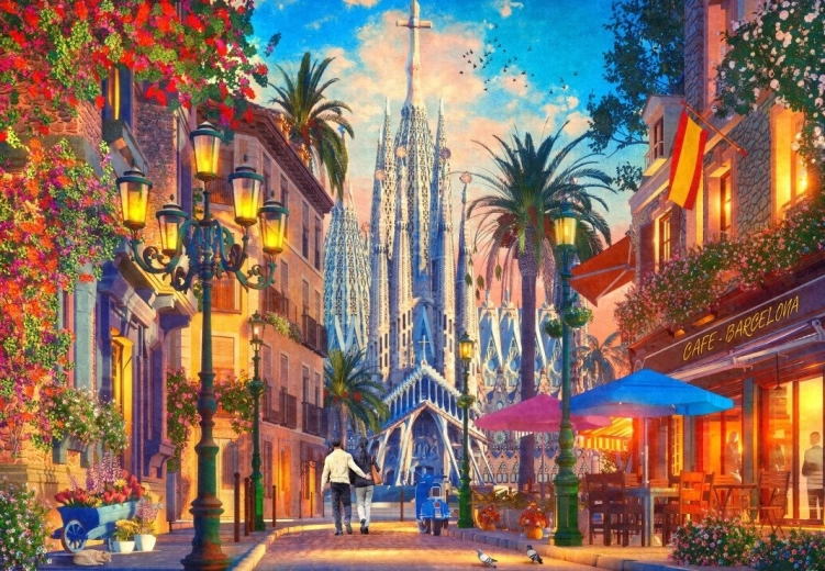 Puzzle Barcellona 1000 pezzi BLUEBIRD