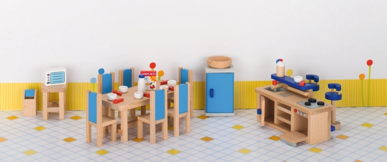 Goki arredamento per casa delle bambole – cucina con accessori
