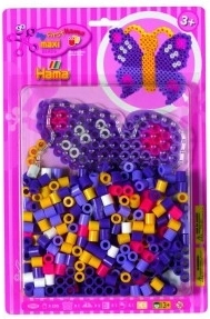 Perline da stirare Hama Maxi Farfalla 250pz con base