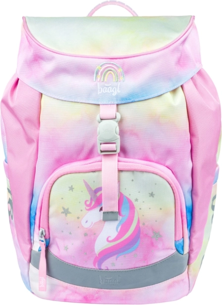 Zaino scolastico Baagl Airy Rainbow Unicorn