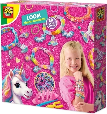 SES braccialetti magici unicorno e ciondoli glitterati