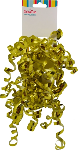 Fiocco regalo metallico oro 6 mm, 2 pz