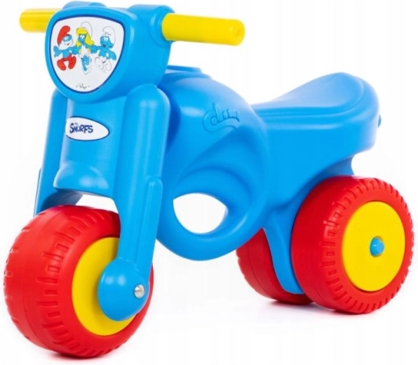 Bicicletta senza pedali/triciclo per bambini con motivo Puffi Polesie
