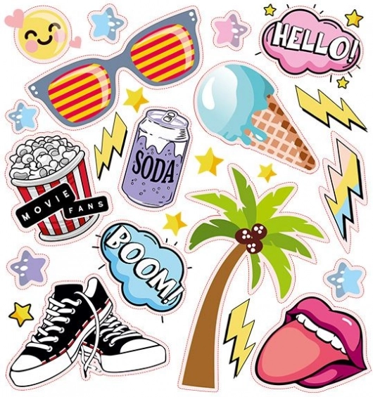 Adesivi termoadesivi Weekend