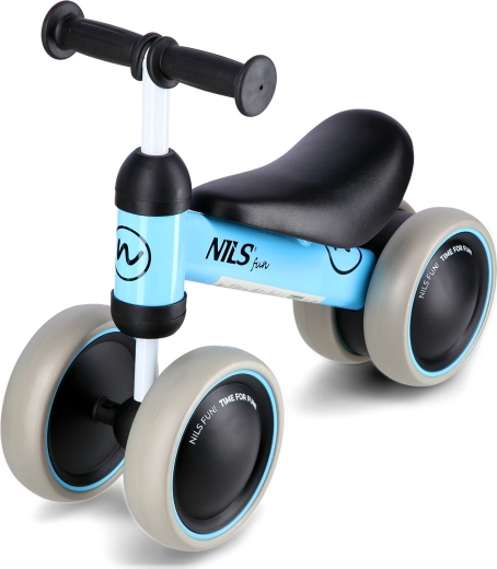 Bicicletta senza pedali per bambini NILS Fun blu