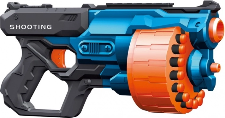 Blaster con caricatore rotante e 24 colpi