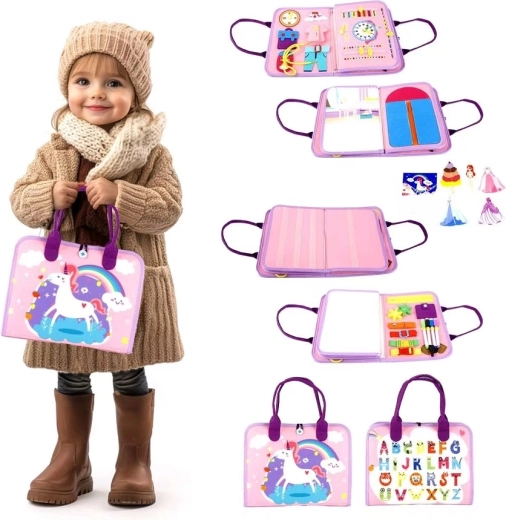 2Kids Toys libro sensoriale busy Unicorno