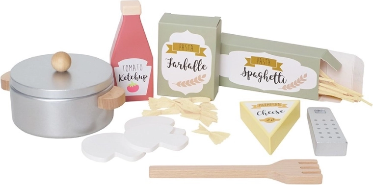 JaBaDaBaDo set in legno di pasta per cucina per bambini