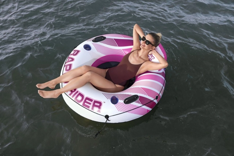 Ciambella gonfiabile HYDRO-FORCE RAPID RIDER rosa 135 cm